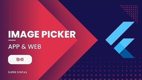 ImagePicker in Flutter | Hindi | #flutter #flutterinhindi #dart #flutterdeveloper #code