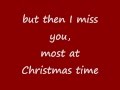 Mariah Carey - Miss You Most At Christmas Time (lyrics on screen)