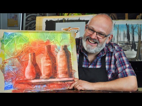 Video: Aquarellmalerei, Wie Man Mit Transparentem Aquarell Malt
