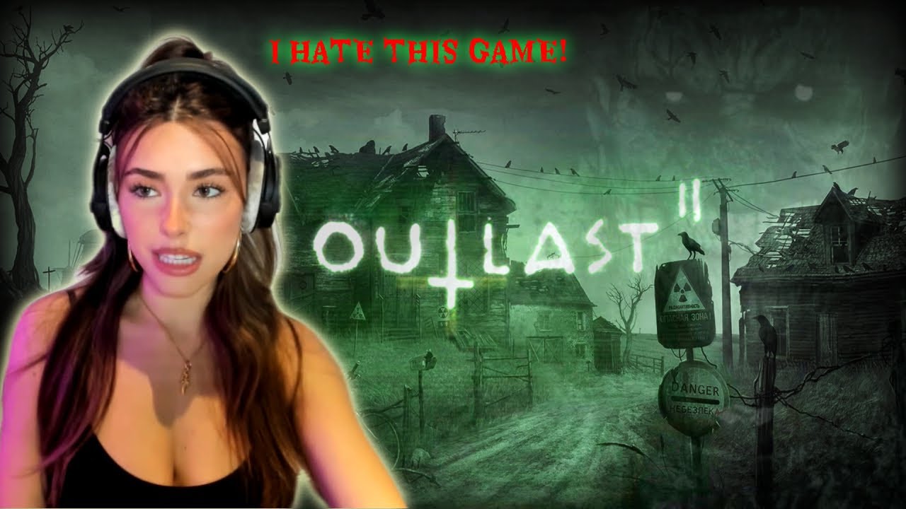 Madison Beer playing OUTLAST on Twitch ( first time)