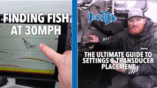 How To Mark Fish at 30MPH  Settings, Transducer Placement & Examples