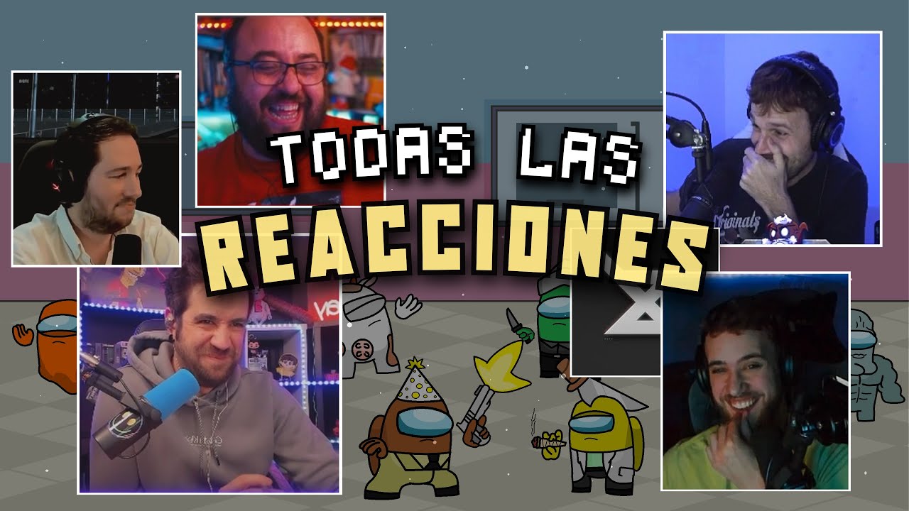 Todas Las Reacciones A Mis Animaciones De Among Us | Auron, Noni, Reborn, Carola, Axozer, PolisPol