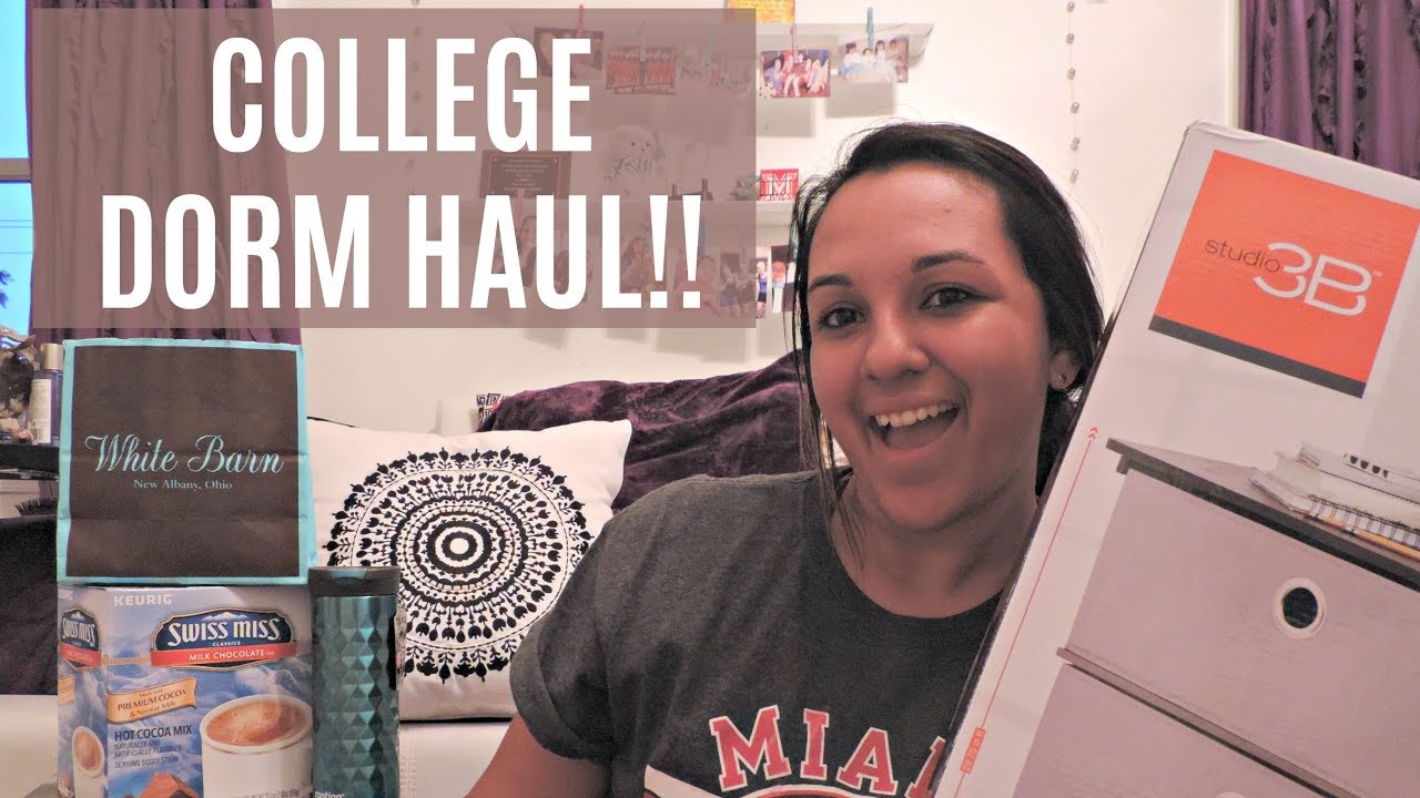 COLLEGE DORM HAUL 2017