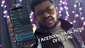 Facebook dark mode official | 2020 | How to enable dark mode on Facebook | syed shezan