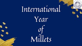 Slcm Group - International Year Of Millets 2023