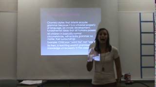 EDU 1107 Micro Teaching Psycholinguistic Theory
