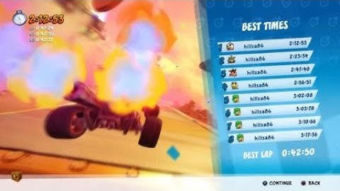 CTRNF Rainbow Road developer ghost with drift engine