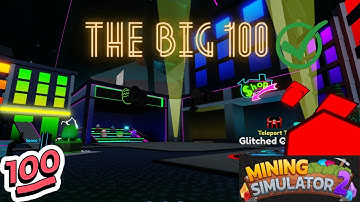 Roblox| Mining Simulator 2 ACHIEVING 100B blocks Mined!!