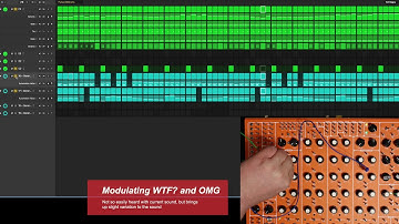 Pulsar-23 MIDI modulation with Logic Pro Step Sequencer