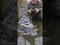 WWII Battleship at an English Canal Lock #ai #viral #viralvideo