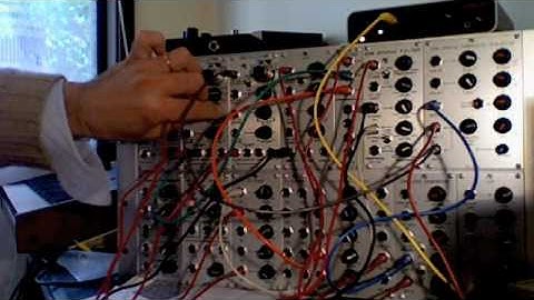 Analogue Systems modular synth rs95e, EMS Filter and EMS Trapezoid