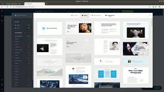 Brizy adding header template