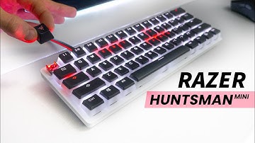 RAZER Gaming Keyboard + SHINE-THROUGH Keycaps