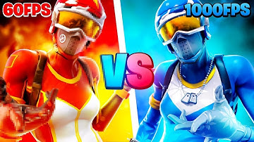 I Hosted a 60FPS Players vs 1000FPS Players 1v1 Tournament... (whats better?)