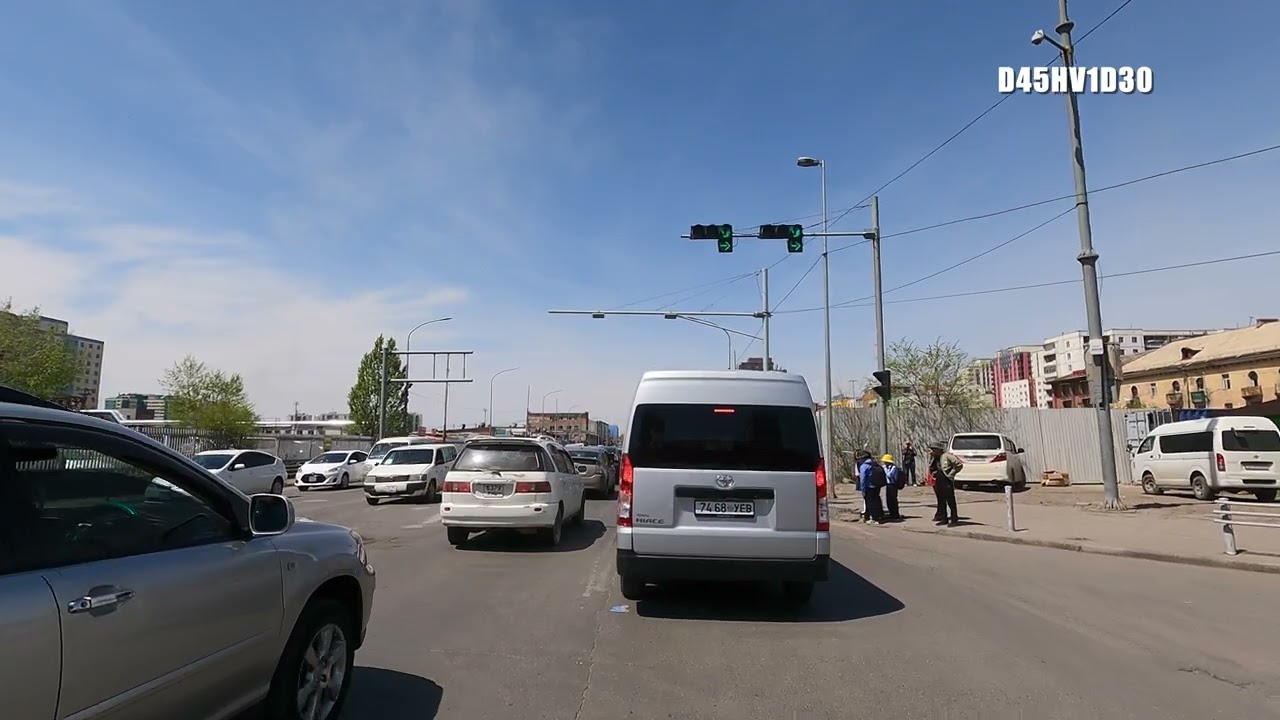 Ulaanbaatar - Daily Driving tour 4K - D45HV1D30 (route notes see Description)