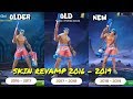 Mobile Legends Hero SKin Evolution and Revamp from 2016 to 2019
