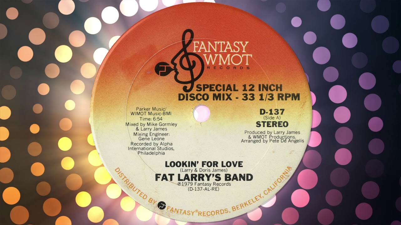 Fat Larry's Band / Lookin' For Love / Fantasy F-9587， 1979 / US