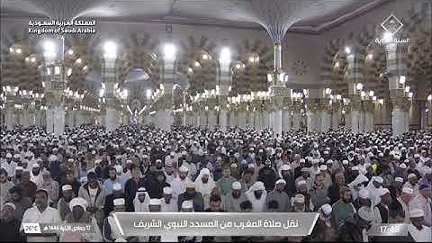 صلاة المغرب للشيخ د.#عبدالباري_الثبيتي 17 جمادى الآخرة 1446هـ من سورة الأنبياء 30-37 #المسجد_النبوي