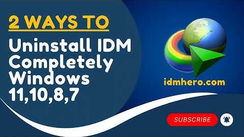 How to Uninstall Internet Download Manager (IDM) Completely from Your PC | Step-by-Step Guide
