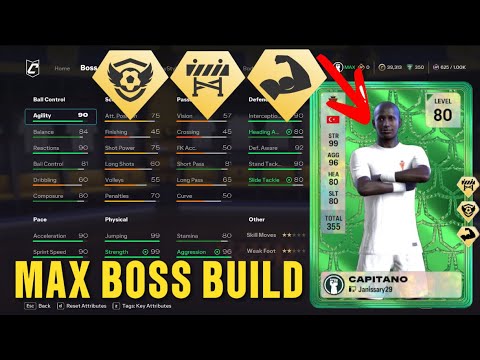 NEW* MAX LEVEL 80 BOSS CB BUILD ! Pro Clubs FC 26 ! - YouTube