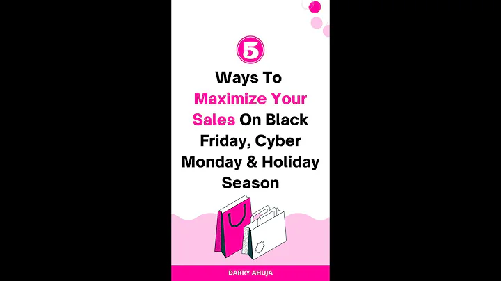 5 Ways To Increase Your Sales On Black Friday & Cyber Monday | Ecommerce Marketing