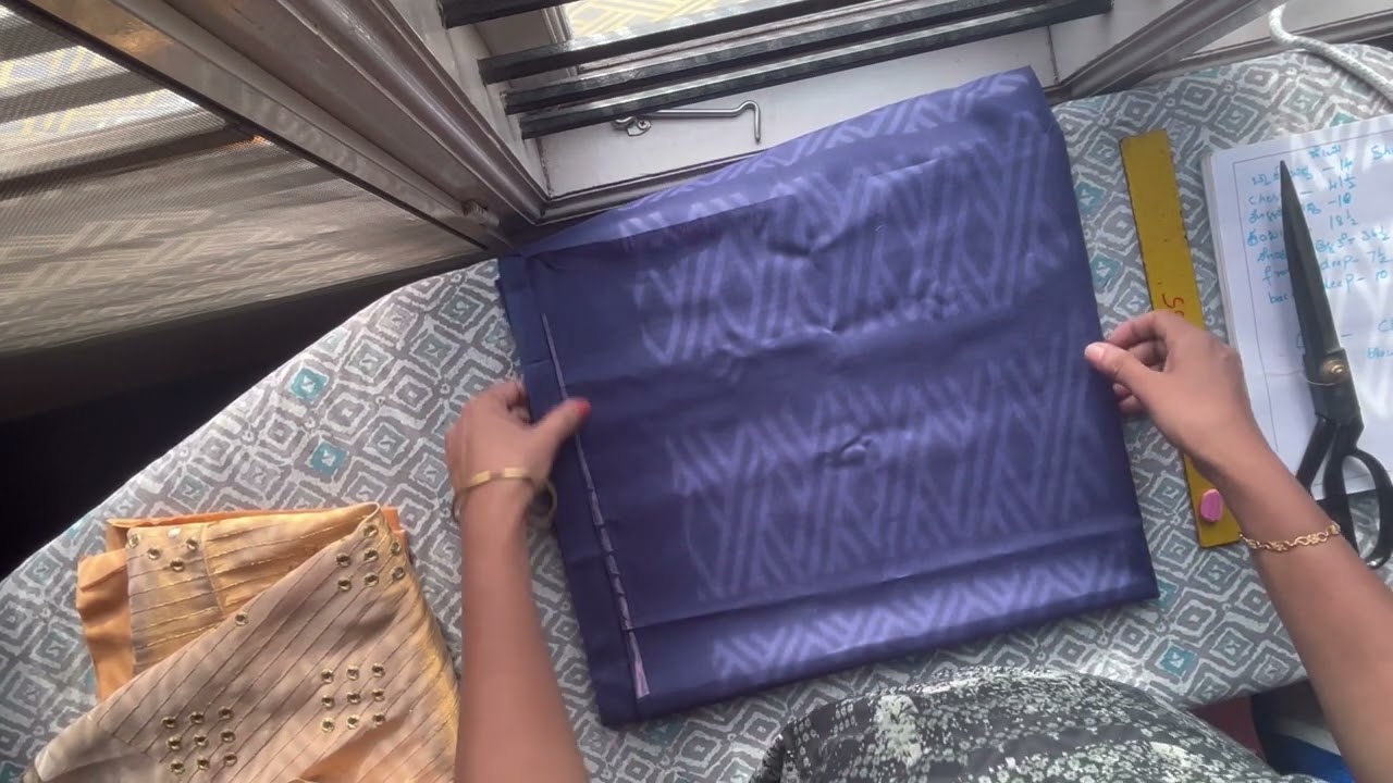 42 body ಅಳತೆ ಯ close neck ಬ್ಲೌಸ್ ಕಟಿಂಗ್ ಹೇಗೆ ಪರ್ಫೆಕ್ಟ್ ಆಗಿ ಮಾಡೋದು ನೋಡಿ