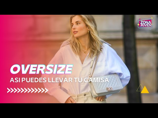 Cómo usar camisas de vestir oversize en otoño-invierno