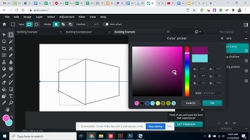 PIXLR: 2 pt perspective example and adding brick texture