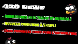 420 news September 22: Tilray and Aurora are closing more facilities.