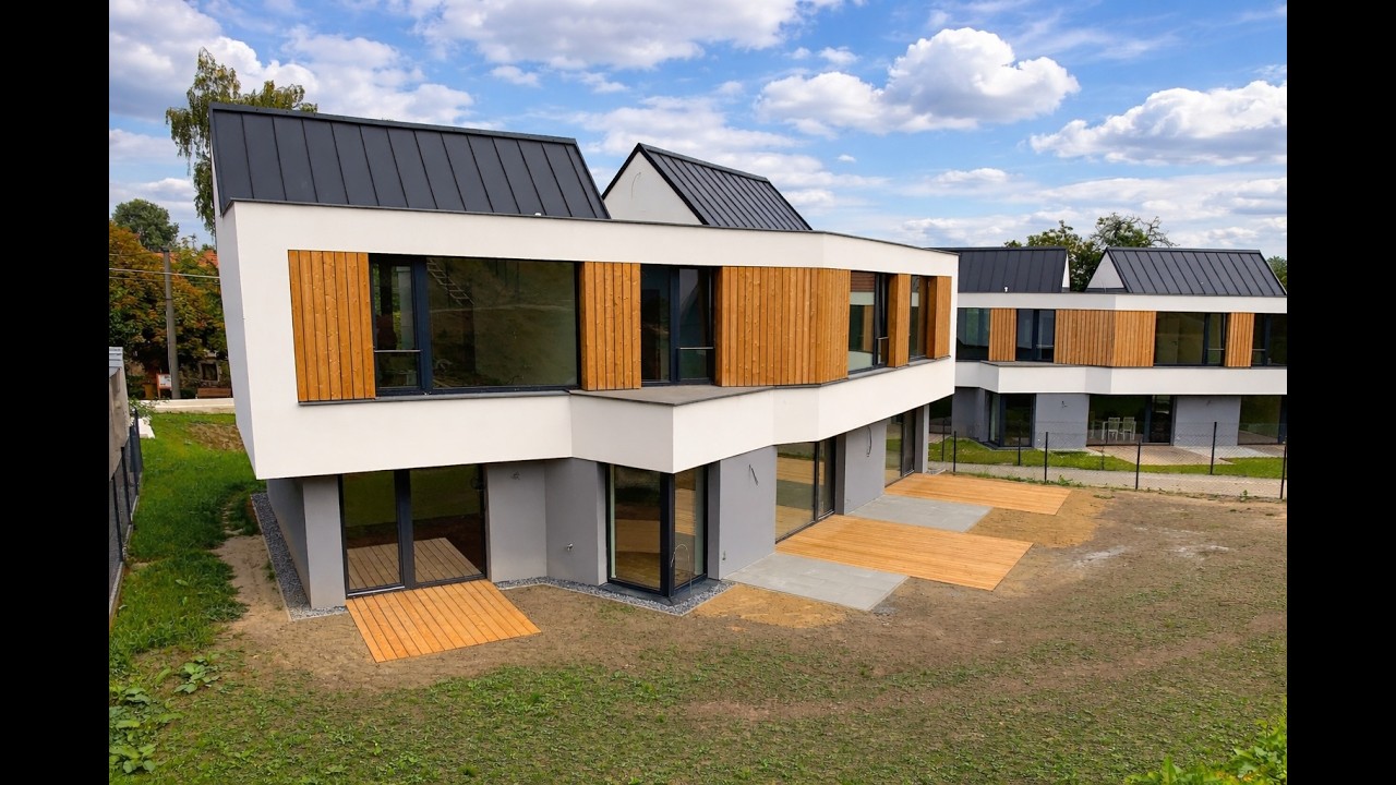 Projekt a realizace 6ti rodinných v Panenských Břežanech.