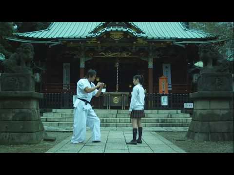 Karate in Action: Girl Handles a Bully
