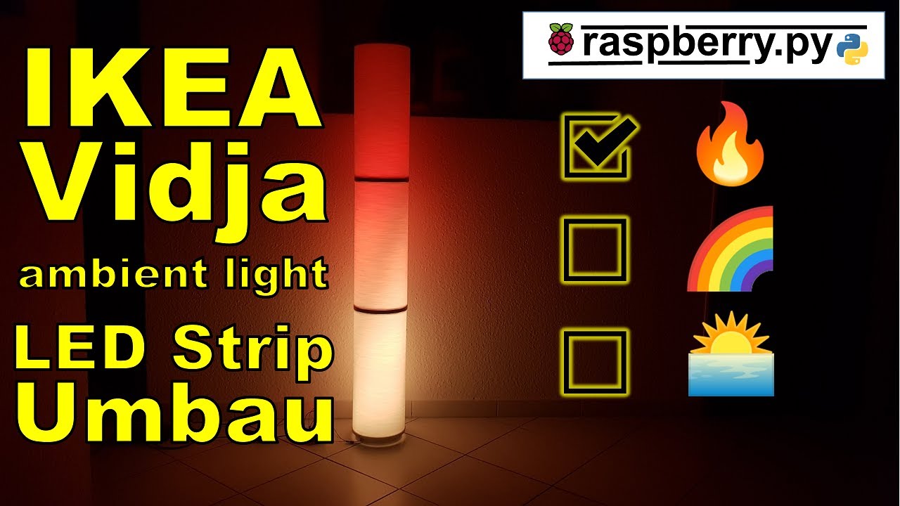 Coole DIY Lampe auf Basis einer Ikea Vidja Standleuchte