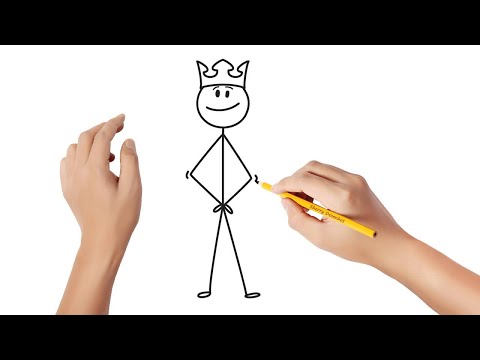 Vídeo: Como Desenhar Um Rei