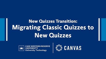 Migrating Classic Quizzes to New Quizzes in Canvas
