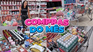 Compras do Mês de Abril! Deu Dois Carrinhos De Tanta Coisa Que Compramos 😱