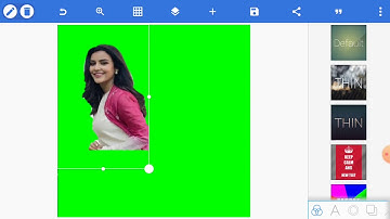 How To Joint Picture Editing Green Background Easily in 2021 Use Pixellab Part 2