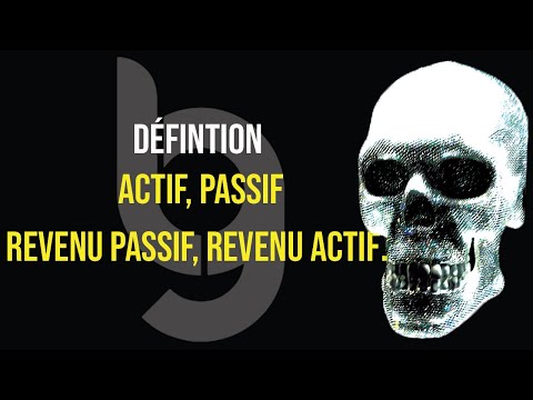 Vidéo: Différence Entre Le Revenu Passif Et Non Passif