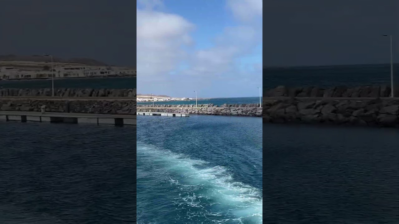 Cruise from La Graciosa to Lanzarote. Canarias. Spain. Hiszpania 🇪🇸 Wyspy Kanaryjskie.