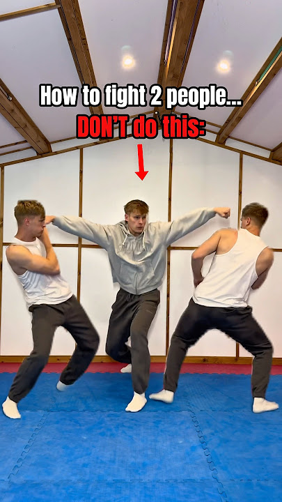 How to fight 2 people?…