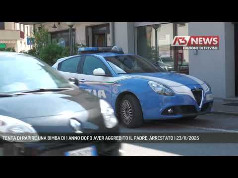 TENTA DI RAPIRE UNA BIMBA DI 1 ANNO DOPO AVER AGGREDITO IL PADRE, ARRESTATO | 23/11/2025