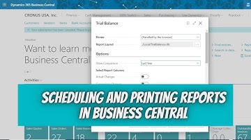 How to Schedule (and Print) Reports