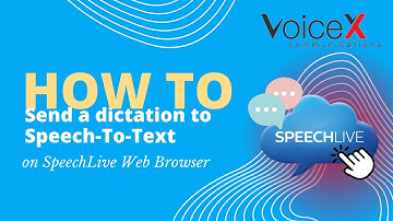 How to send dictations for automatic transcription in SpeechLive