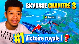 Je TENTE de FAIRE TOP 1 en SKYBASE sur le CHAPITRE 3 de FORTNITE ! (Défi extrême)