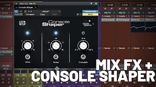 Mix Engine FX and Console Shaper in Studio One