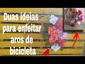 DIY - Duas ideias de como enfeitar aro de bicicleta + Uma visita inesperada 😱