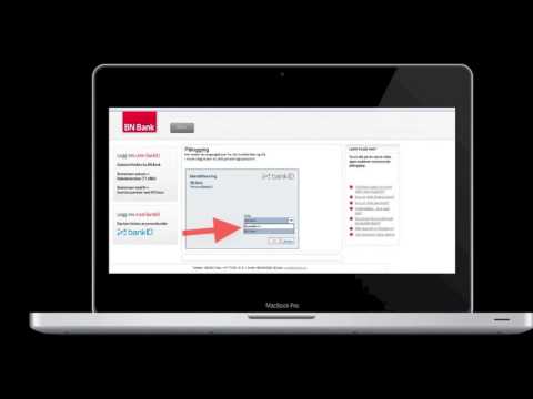 Hvordan logge inn i BN Bank sin nettbank med BankID.