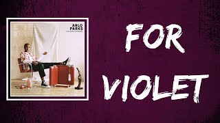 Arlo Parks - For Violet (Lyrics)