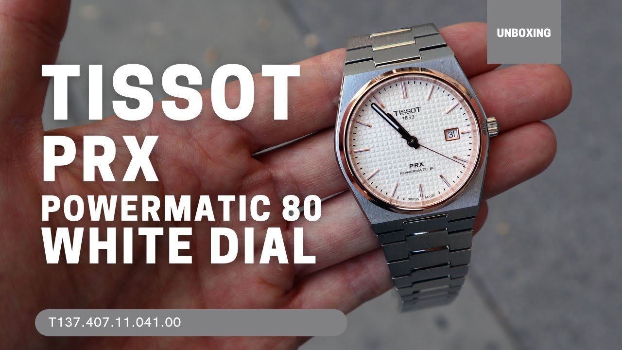 【超美品】TISSOT PRX powermatic80 ホワイト