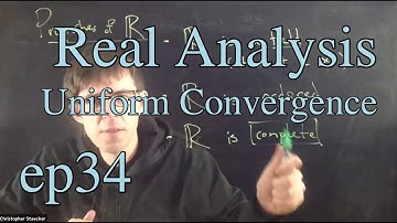 Real Analysis Ep 34: Uniform convergence of sequences of functions