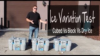 Cubed Ice Vs Block Ice Vs Dry Ice, Which Last The Longest? How Does Dry Ice Work In A Cooler?